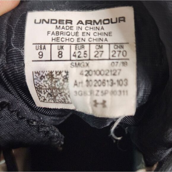 Men's Under Armour Stephen Curry SC 3Zero II Shoes, size 9 - Picture 6 of 6